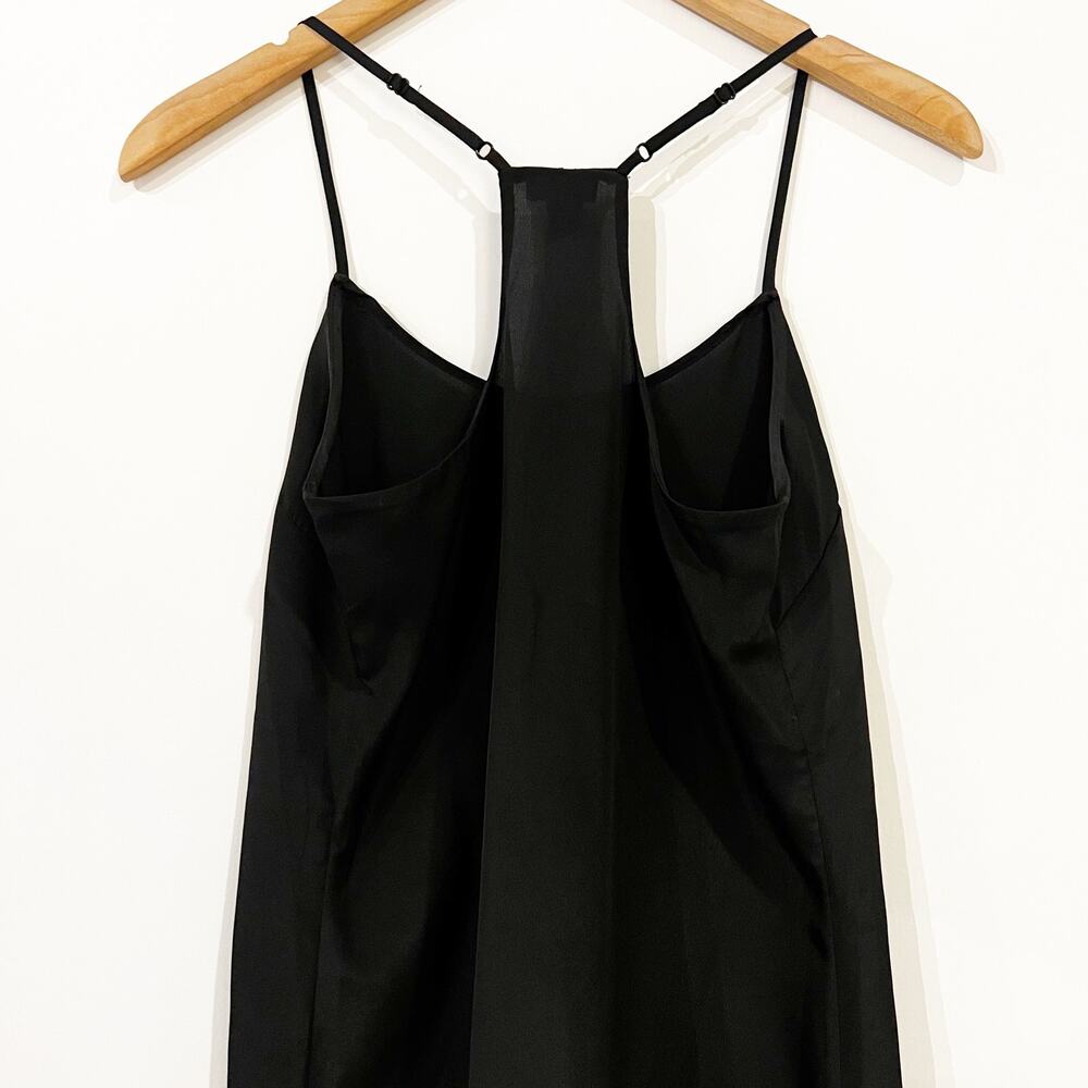 J. Crew Factory Racerback Silky Cami Top in Black - Picture 8 of 8